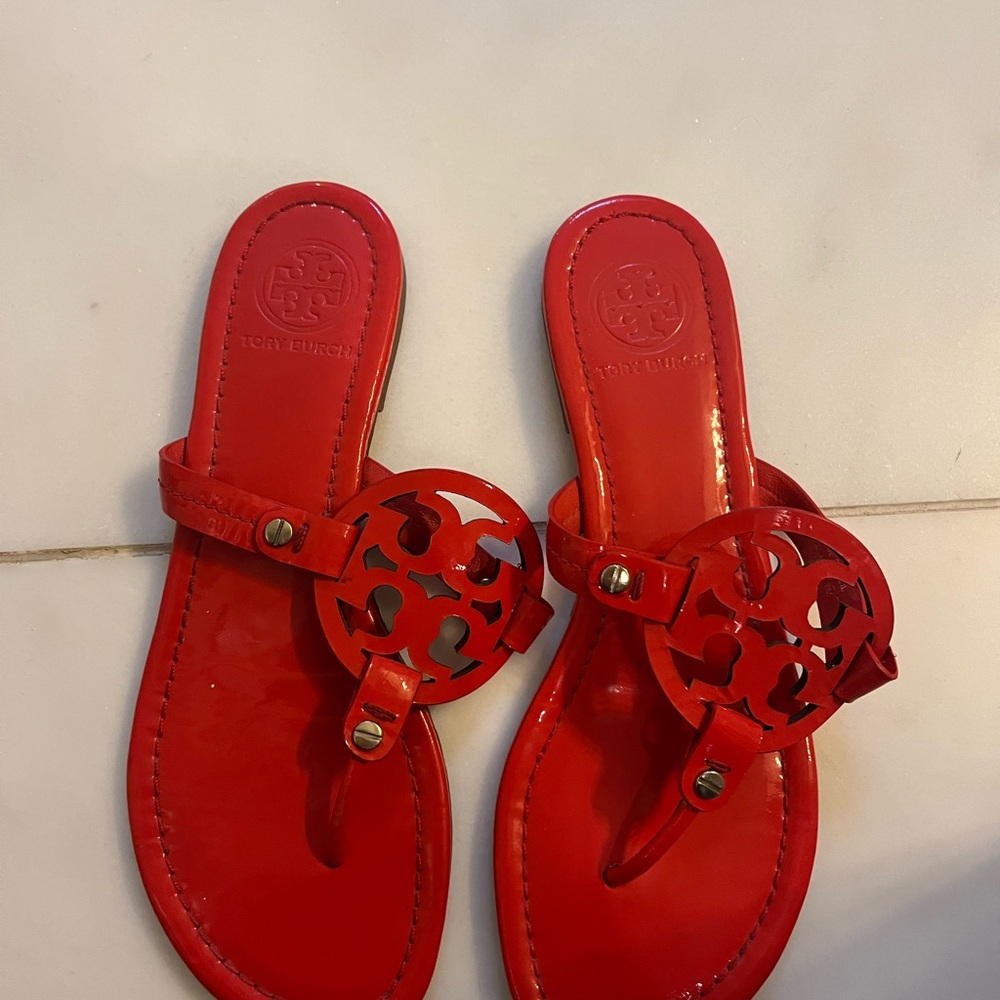 Tory Burch Women's Bright Red Sandals